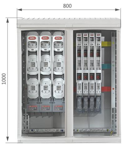 TY-DFW-8E Appearance and installation dimensions