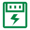 OEM electricity meter box manufacturing icon