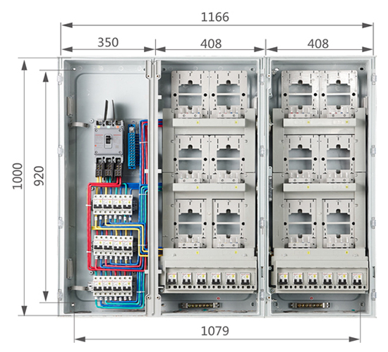 TY-SXD2-12B Model dimensions and configuration diagram