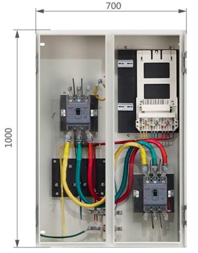 Inductor appearance and installation dimensions