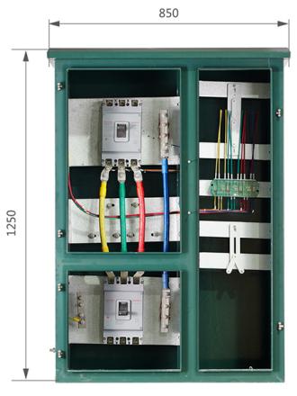 Zhejiang Type Stainless Steel Three-Phase Two-Position Electric Energy Metering Box Dimensions