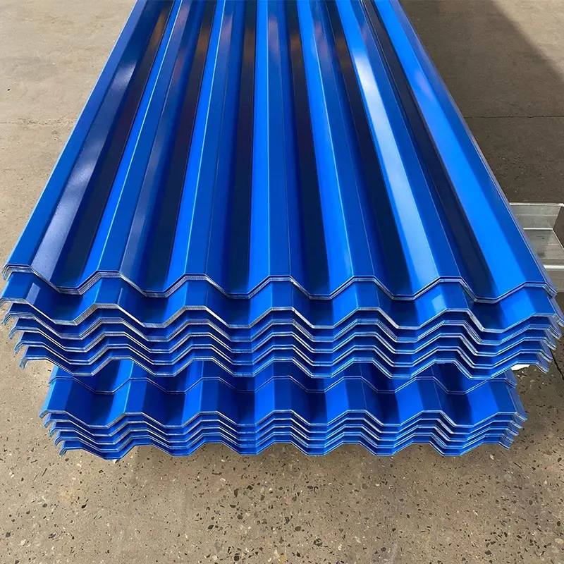 Wholesale Steel Roofing Sheet PPGI Metal Iron Tile/corrugated Plate Galvanized Low Price Roof for Building Manufacturer, Factory