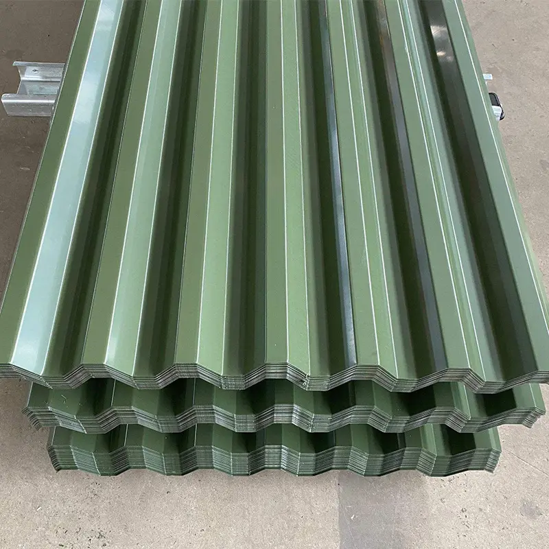 Wholesale Steel Roofing Sheet PPGI Metal Iron Tile/corrugated Plate Galvanized Low Price Roof for Building Manufacturer, Factory