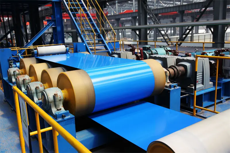 China Manufacturer Prepainted Steel Coil RAL color ppgi ppgi galvanized steel coil ppgi ppgl galvalume steel coil with pvdf