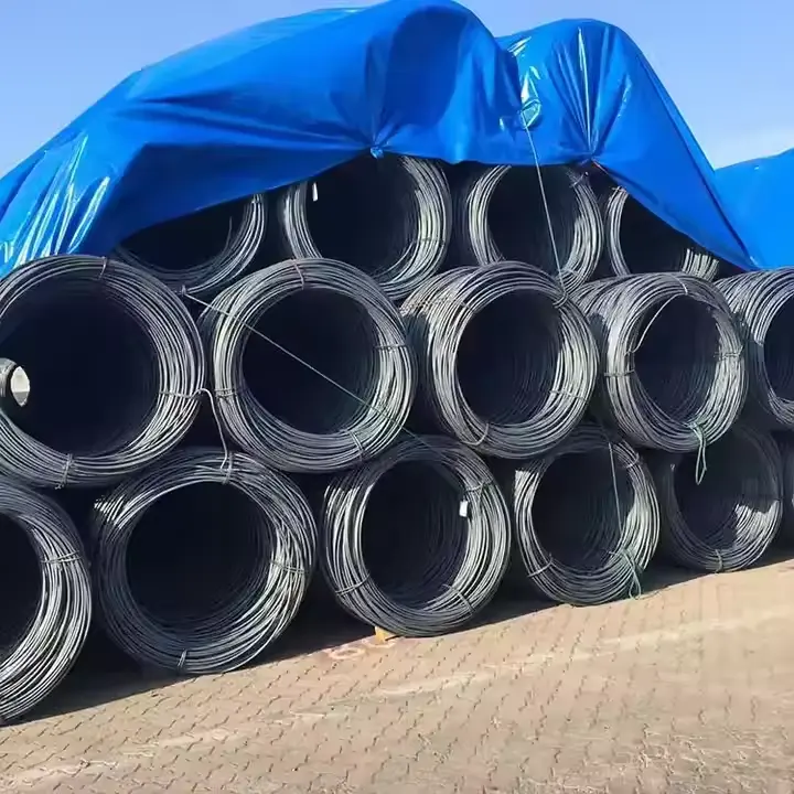 Wholesale SAE1006 / SAE1008 / Q195 / Q235 / 5.5 mm / 6.5 mm Hot Rolled/Surface Phosphating/Hot DIP Galvanized/Coating Oil Steel Wire Rod Supplier, Factory