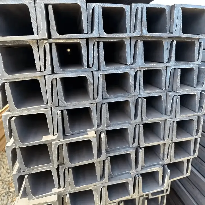 China Q235/Q345 /SS400 Hot Rolled Steel Channel U Section Shaped Steel Channels for Machinery manufacturing Manufacturers, Exporters