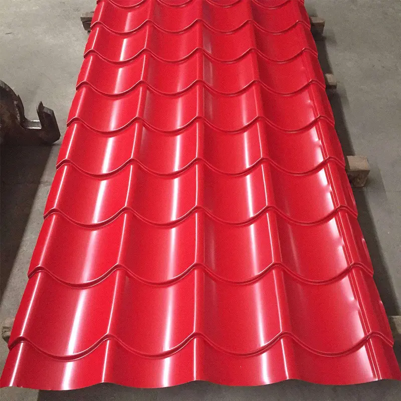 Wholesale Steel Roofing Sheet PPGI Metal Iron Tile/corrugated Plate Galvanized Low Price Roof for Building Manufacturer, Factory