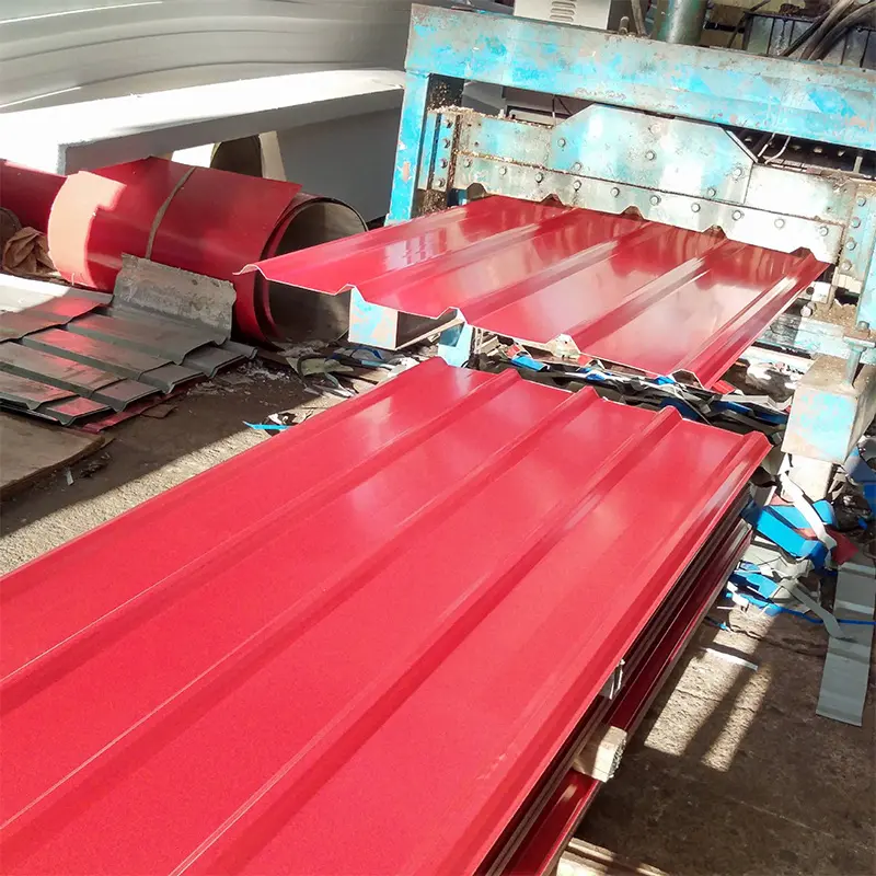 Wholesale Steel Roofing Sheet PPGI Metal Iron Tile/corrugated Plate Galvanized Low Price Roof for Building Manufacturer, Factory