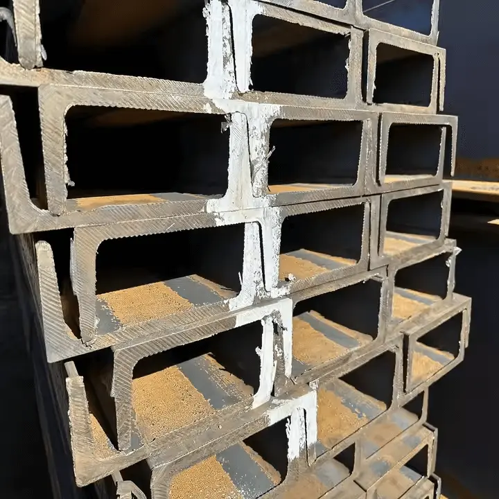 China Q235/Q345 /SS400 Hot Rolled Steel Channel U Section Shaped Steel Channels for Machinery manufacturing Manufacturers, Exporters