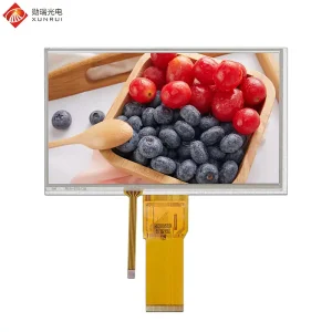 Custom 7 inch 800×480 TN TFT LCD display with resistive touch panel Supplier, Factory