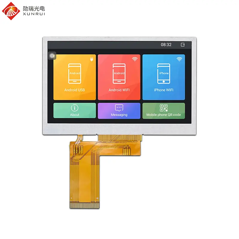 China 4.3 inch 480×272 RGB 40pin interface 350nit TN TFT LCD module Manufacturer, Factories