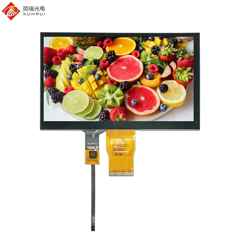 Custom 7 inch 1024×600 IPS TFT LCD display with capacitive touch panel Manufacturers, Suppliers