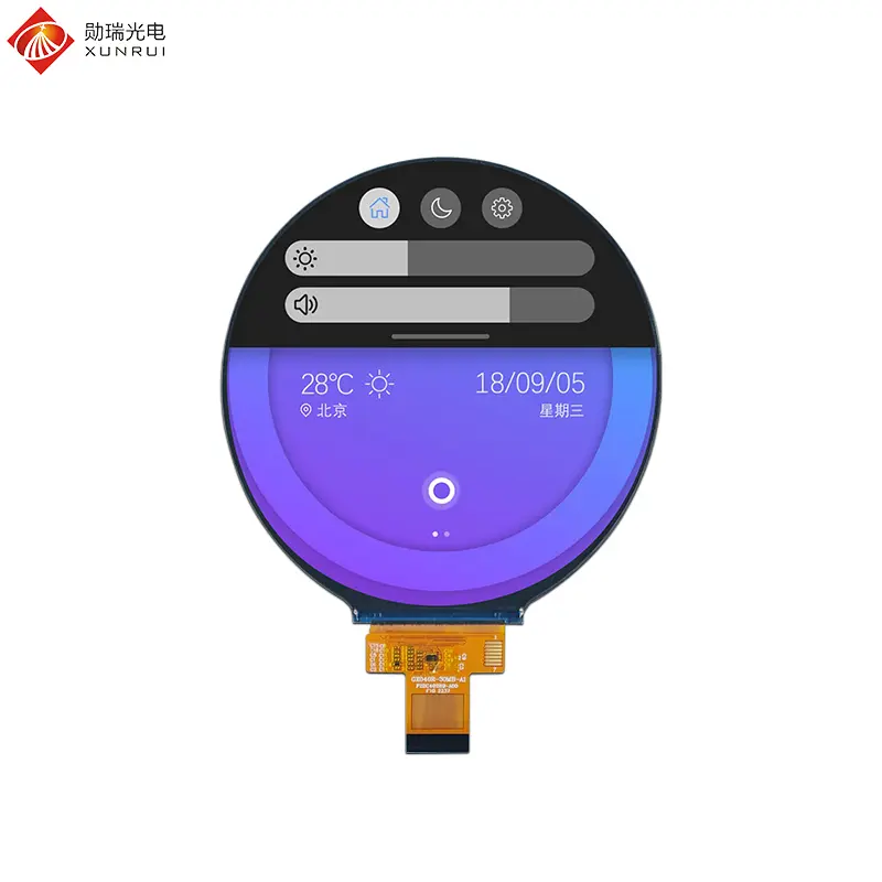 Custom 4 inch IPS 720×720 MIPI 30pin interface Circular TFT LCD module Manufacturer, Factories