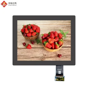 China 12.1 inch 1024x768 LVDS 900nit IPS TFT LCD display with capacitive touch panel