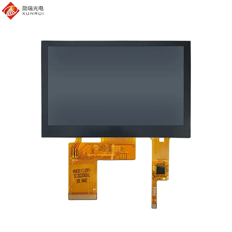 Custom 4.3 inch 480×272 IPS TFT LCD display with capacitive touch panel Manufacturer, Factories