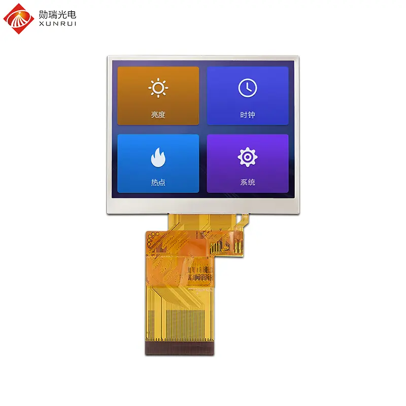 3.5 inch 320×240 RGB 54pin interface 350nit TN TFT LCD module
