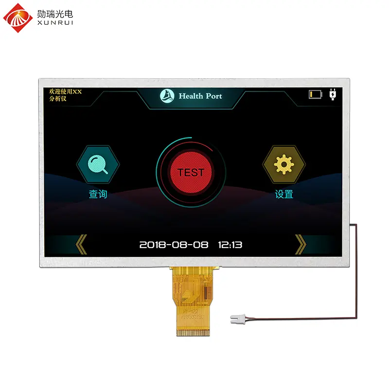 Custom 10.1 inch 1024×600 1000nit High brightness TN TFT LCD module Factories, Factory