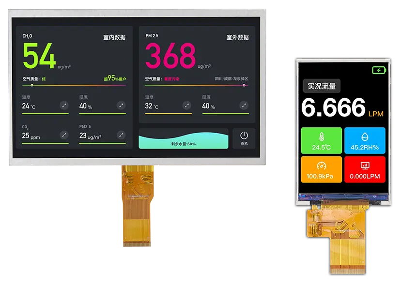 Full range of XUNRUI TFT LCD products
