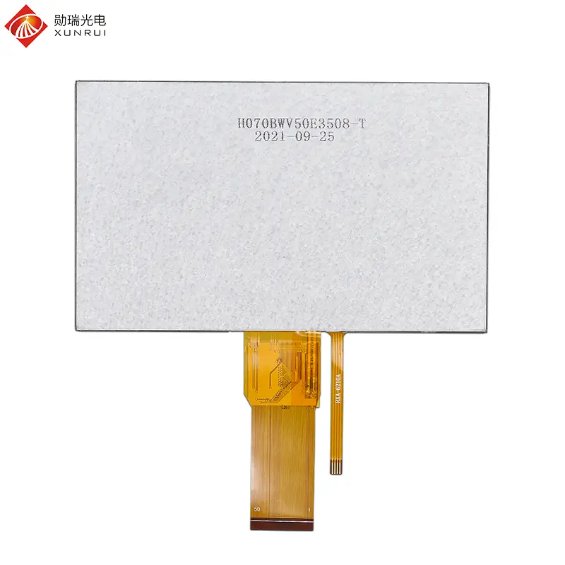 Custom 7 inch 800×480 TN TFT LCD display with resistive touch panel Supplier, Factory