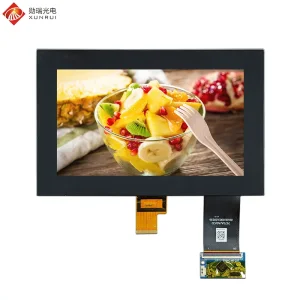 China 8 inch 1024x600 1300nit TN TFT LCD with capacitive touch panel