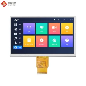 Custom 7 inch TFT LCD module 800x480 RGB 50pin interface 250nit TN screen