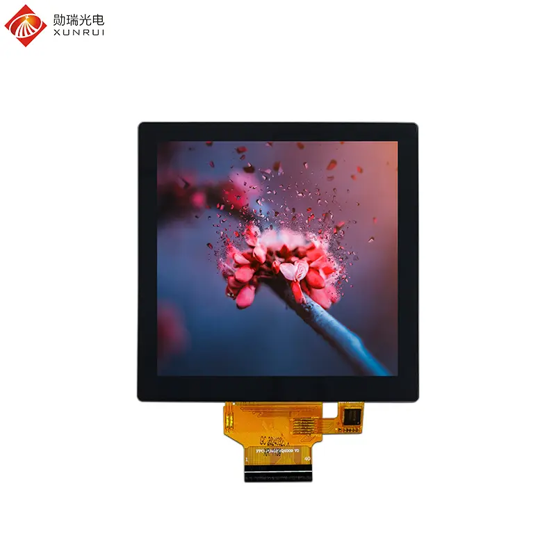 China 4 inch 480×480 RGB Square IPS TFT LCD Module with capacitive touch Manufacturer, Supplier