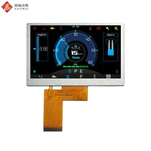 Custom 4.3 inch TFT LCD 800x480 RGB 40pin interface 300nit IPS module