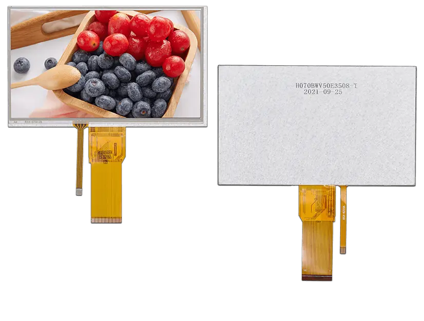 Resistive touch TFT LCD for industrial use
