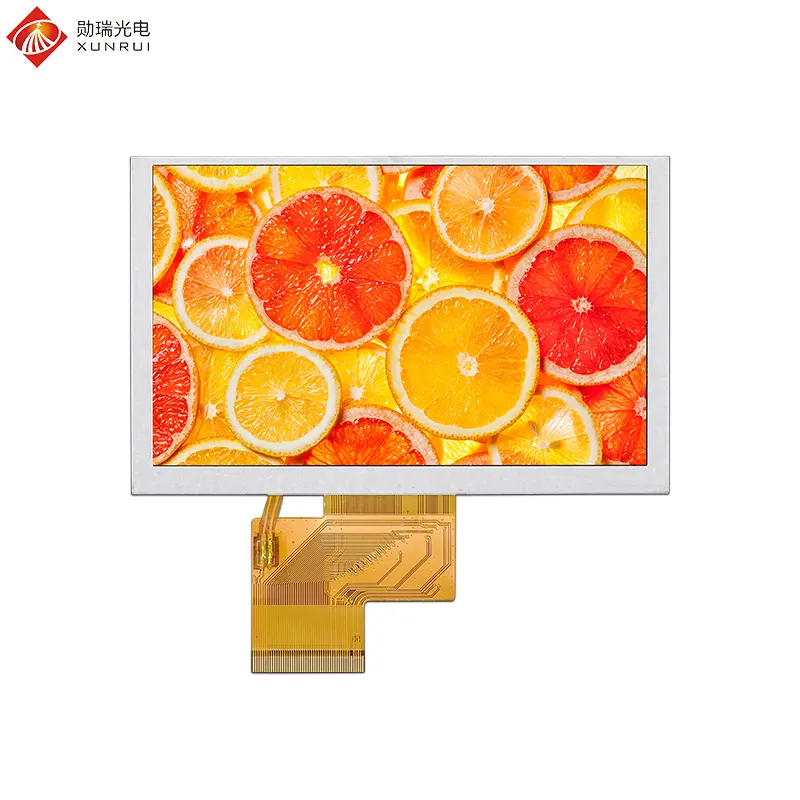 Custom 5 inch 800×480 RGB 50pin interface 500nit TN TFT LCD Display Suppliers, Factories
