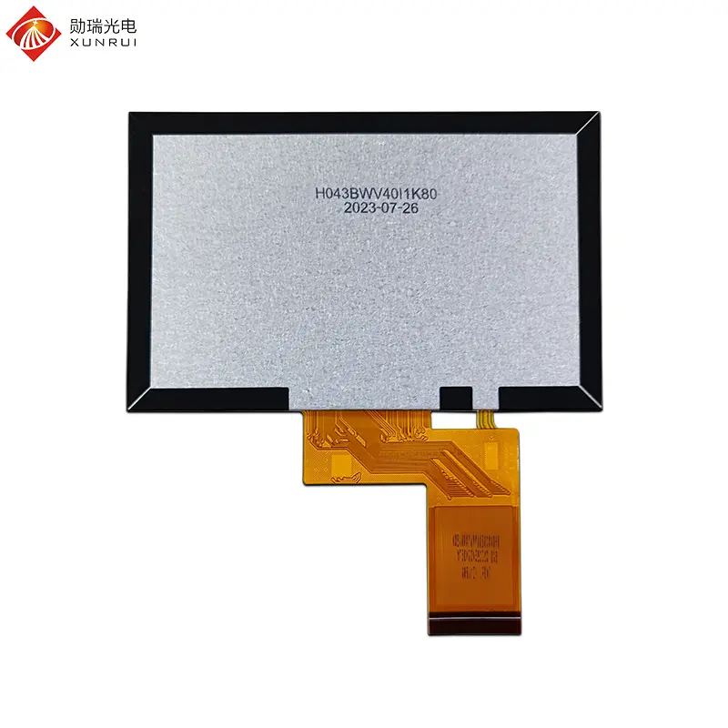 China 4.3 inch 800×480 1000nit High brightness IPS TFT LCD module Supplier, Factory