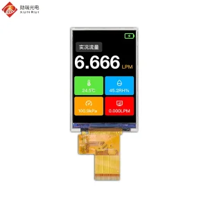 Custom 3.5 inch IPS TFT LCD 320x480 MCU 40pin interface 300nit