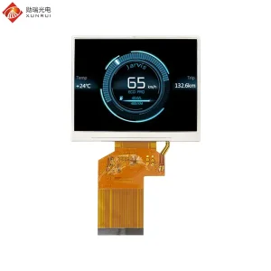 China 3.5 inch TFT LCD display 320x240 RGB 54pin interface 350nit TN Screen