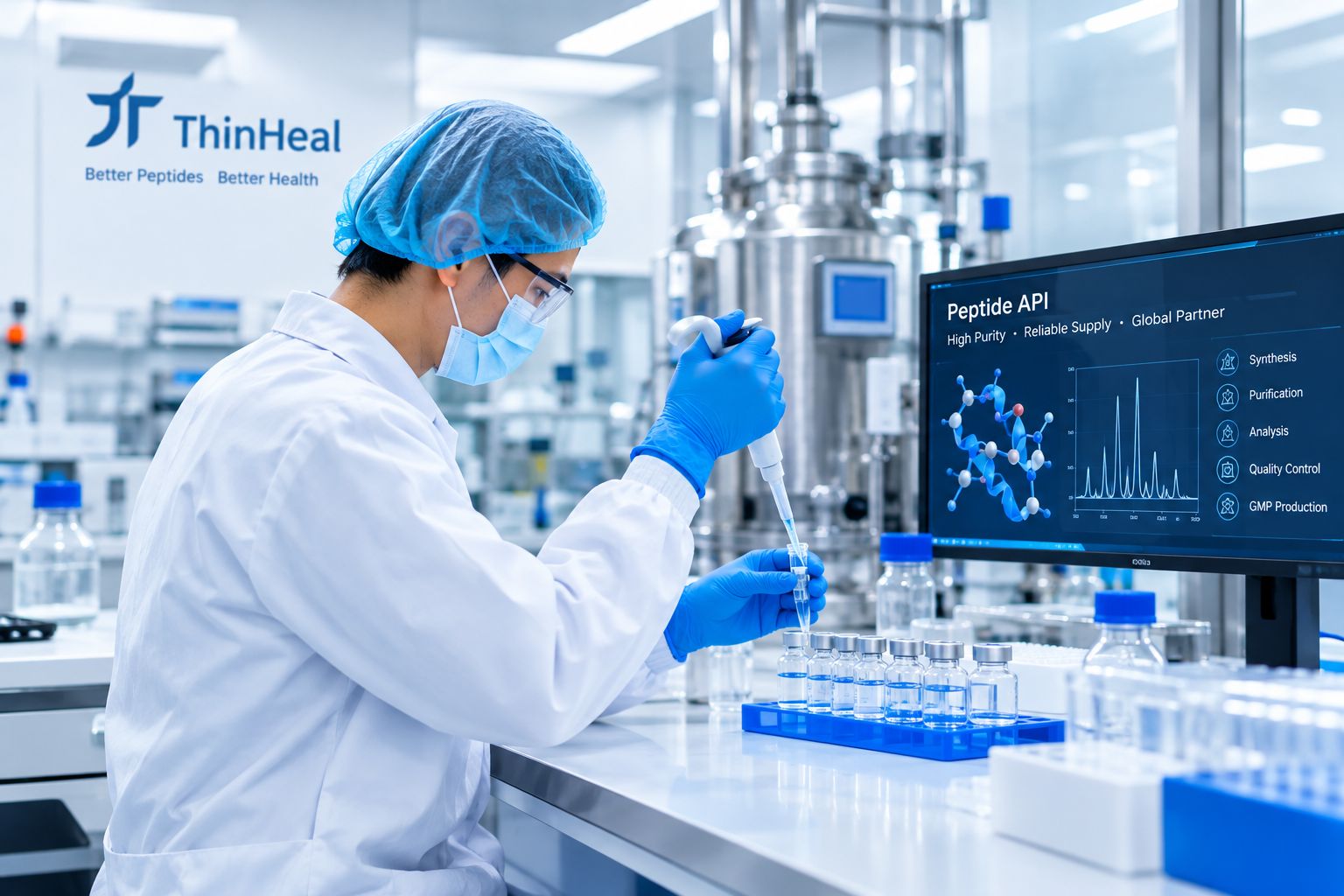Choosing a peptide API manufacturer