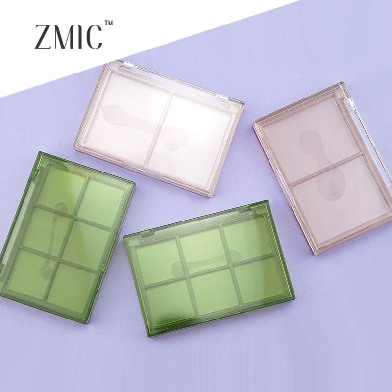 6 Colors Eyeshadow Container Eyeshadow Palette for Eyeshadow Makeup