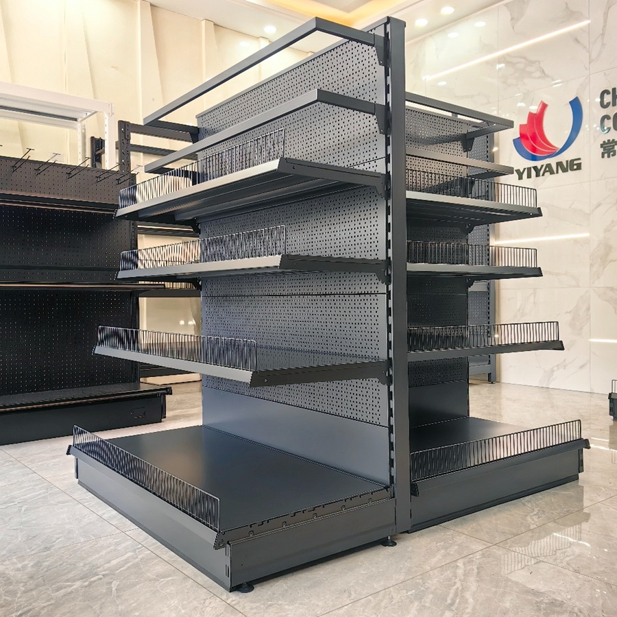 Yiyang Supermarket Shelving: European Rack with Powder Coating