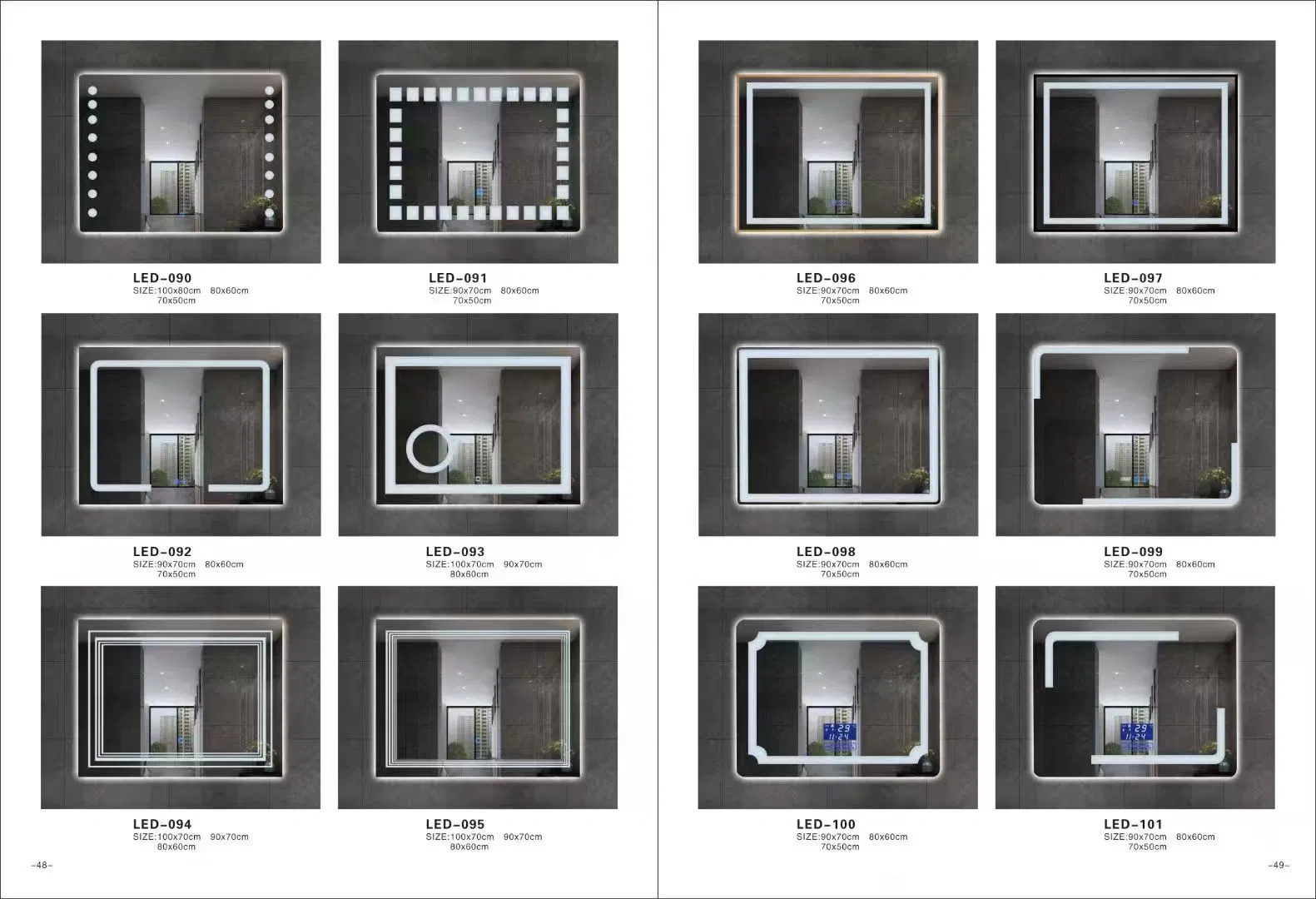 Bathroom Mirrors, Magic Mirrors, Espejo, LED Bath Mirrors