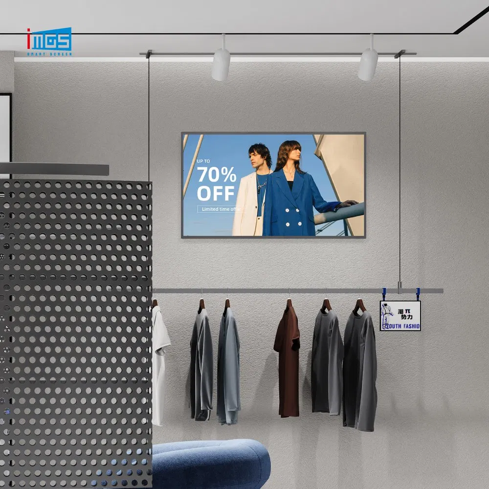 55 Inch Magic Mirror Screen Kiosk Display Digital Signage for Beauty Shop