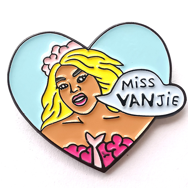 Factory Custom Made Gun Black Nickel Die Struck Metal Soft Enamel Music Style Brooch Ornament Brooch Badge Manufacturer Wholesale Retro Tape Prototype Lapel Pin