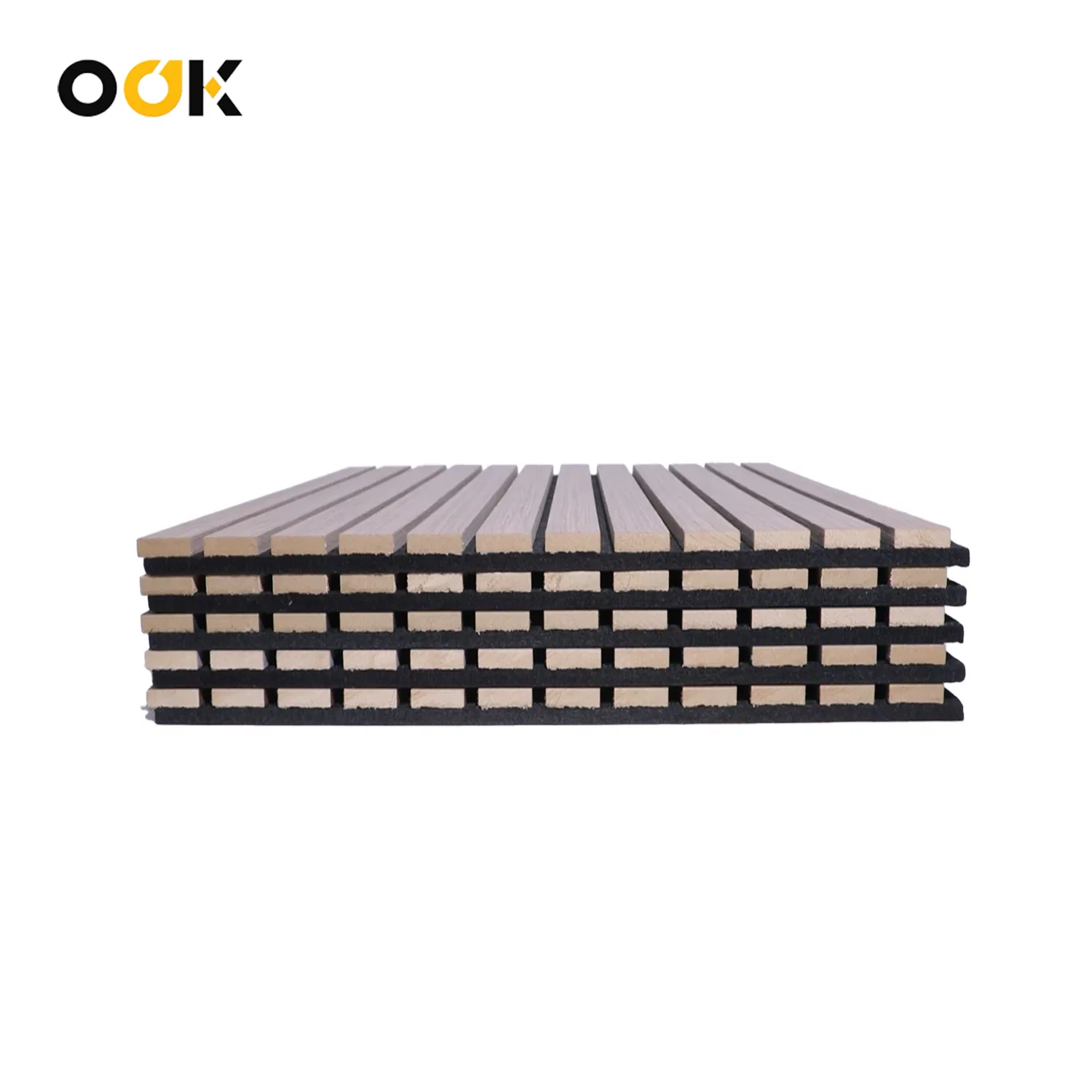 2polyester Fiber Board Akupanel Factory Rate 3D Slat Board WPC Acoustic Soundproof Wall Board Quick-Fit Sound-Absorbing Board Interior Styling