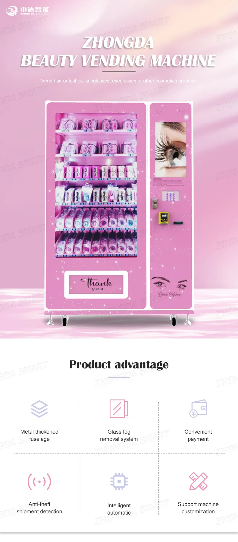 Beauty Vending Machine Display 1