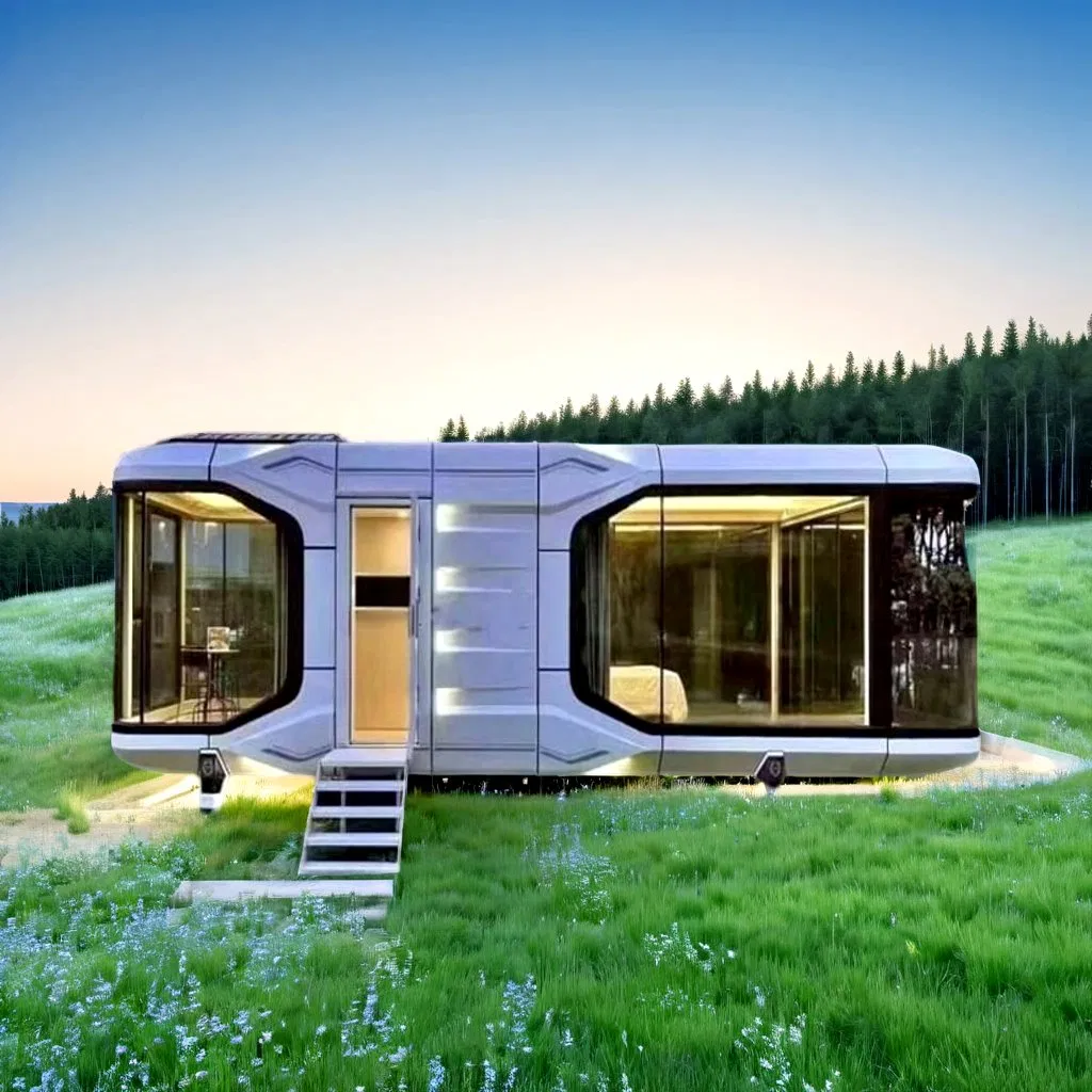 Customized Modern Capsule House: Prefabricated Modular Design for All Climates