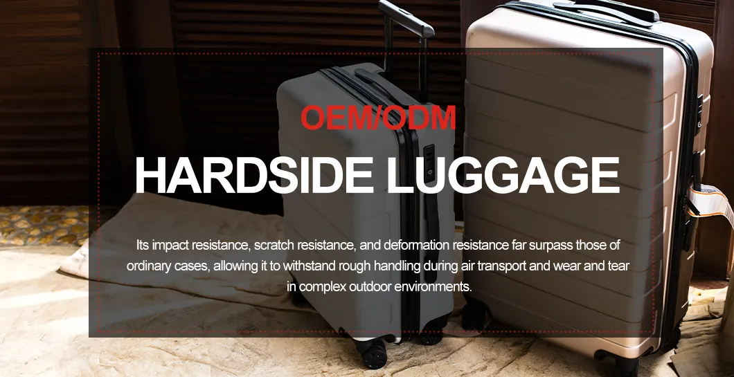 Minimalist Textured PC Trolley Luggage