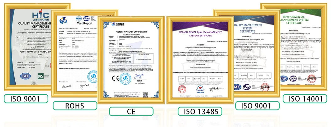 Certificates