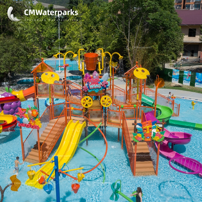 Customizable Water Fiberglass Slides for Thrilling Resort Experiences