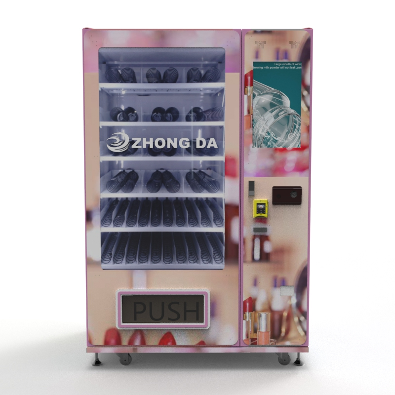 Zhongda Cosmetic Digital 21.5 " Size Outdoor Automatic Beauty Vending Machine
