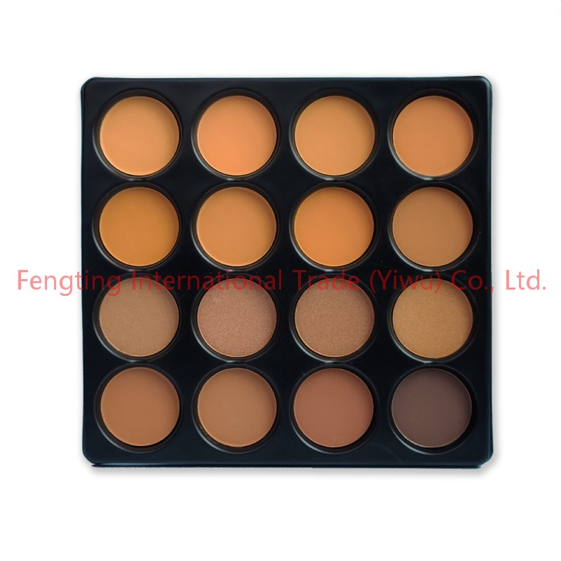 Hot Selling 16 Color Private Label Makeup Face Contour Cosmetics Matte Pressed Powder Palette