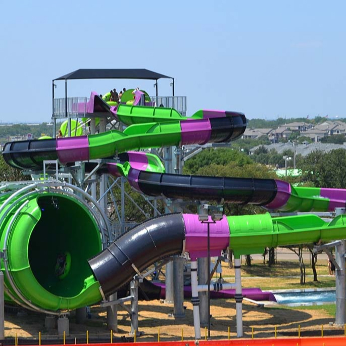 Outdoor Fiberglass Water Slide for Thrilling Family Water Fun