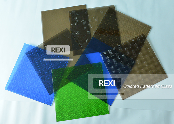 3mm-8mm Clear Figured Patterned Glass with Nashiji, Karatachi, Mistlite, Millennium, Morgon, Flora optional