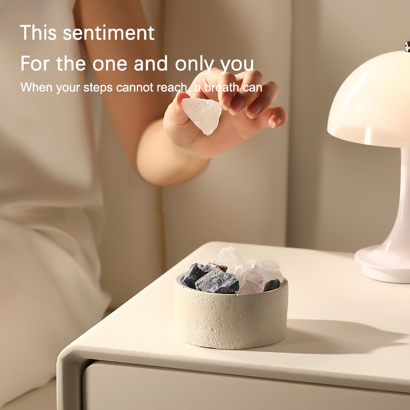 High End Natural Crystals Aromatherapy Diffuser Gift Set for Home &amp; Holiday Gifting