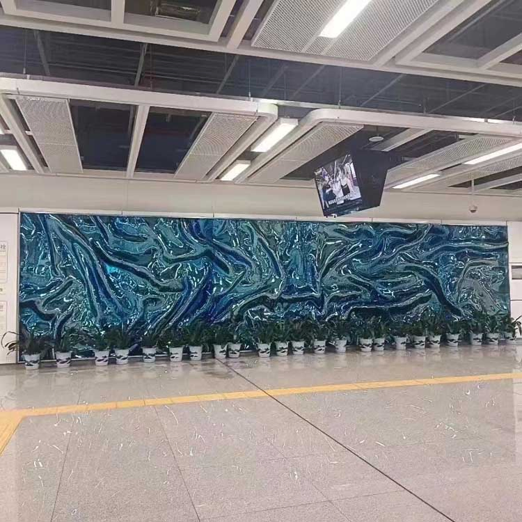 Custom Design PVD Color Crepe Paper Effect 304 2b/Ba Stainless Steel Sheet Stamped Metal